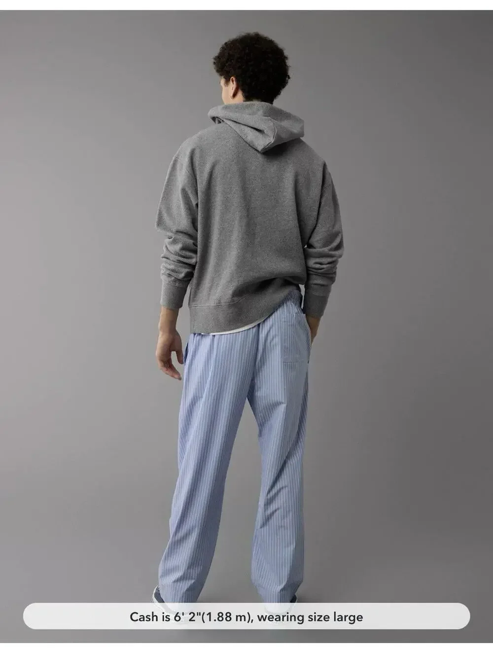 (C19) American Eagle Stretch Cotton Pant Men's Soft Blue Loungewear Size Small